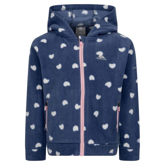 Trespass Girls Breigh Fleece Jacket / Bluestone